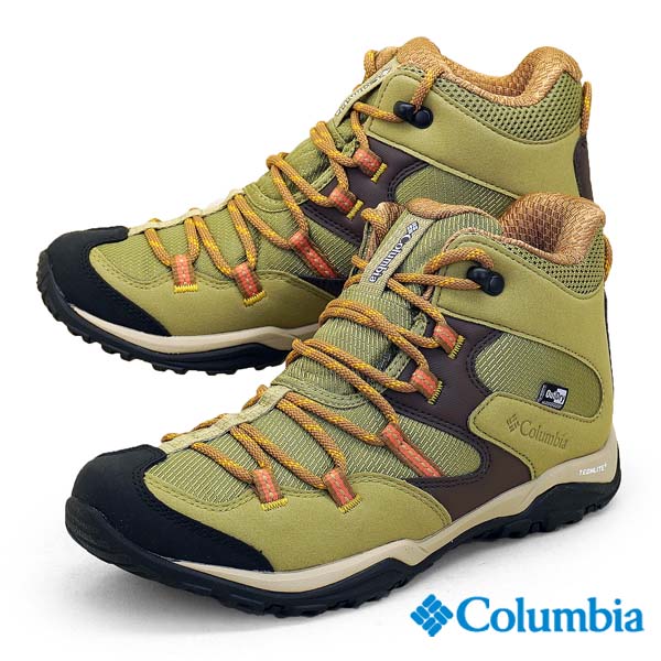 【幅ひろい広広とした】コロンビア Columbia Saber V Mid Outdry Wide YK2365-327 セイ赤ちょうちん 5 ミッド アウト素っ気ない トレッキング 山登り靴 レディース アウトドア 貨物輸送無料