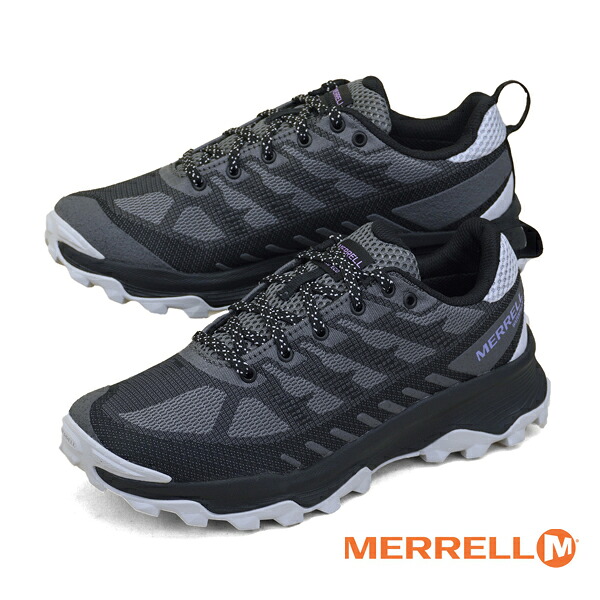 【23cmのみ】【アウトレット交換返品不可】メレル MERRELL SPEED ECO WATERPROOF スピード エコ ウォータープルーフ 037182 濃灰 透湿防水 トレイルランニング 登山靴 レディース アウトドア シンプル カジュアル 軽量 送料無料｜靴のクリックマーケットMASUYA