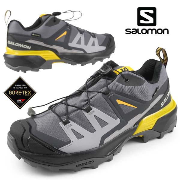 サロモン SALOMON X ULTRA 360 GTX 477403 Quiet Shade / Black / Spice Route トレッキング 山歩きシューズ 山登り靴 ゴアテックス 軽さ 雨合羽 アウトドア 心地好い 分かりやすい メンズ 貨物輸送無料