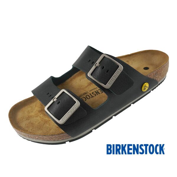 【P５倍以上 マラソン期間中】〔日本正規品〕ビルケンシュトック BIRKENSTOCK Arizona ESD PRO 1028960 アリゾナ ESD プロ サンダル 黒 静電気防止 天然皮革 カジュアル シンプル アウトドア ESD防止加工 メンズ 送料無料