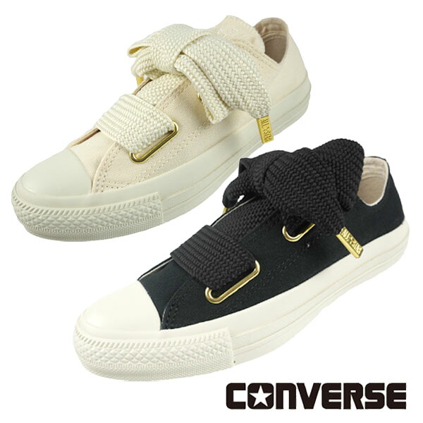 【P５倍以上 マラソン期間中】コンバース CONVERSE ALL STAR RIBBONLACE SLIP OX オールスター リボンレース スリップ オックス 5SE 727 728 カジュアル シンプル かわいい おしゃれ レディース 送料無料