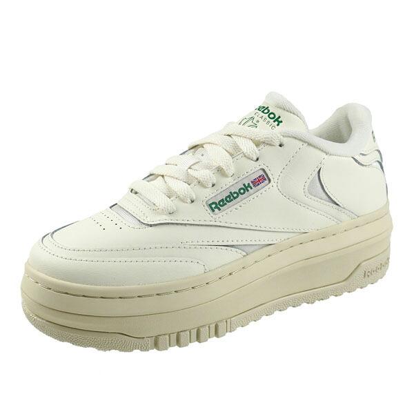 リーボック Reebok Club C Extra クラブシー エクストラ 100010060 チョーク 厚底 プラットフォーム ダッドスニーカー カジュアル スポーティ シンプル レディース 送料無料