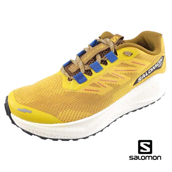 【P５倍以上 マラソン期間中】サロモン SALOMON AERO BLAZE 3 GRVL 479742 黄青 グラベルランニングシューズ トレイルランニング トレラン ハイキング 登山靴 軽量 トレッキング アプローチ アウトドア カジュアル シンプル メンズ 送料無料