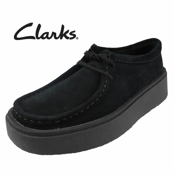 楽天市場】CLARKS WALLACRAFT BEE BLACK SUEDE 26173497 クラークス