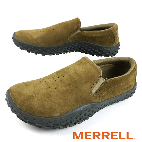 メレル MERRELL WRAPT SLIP ON J007431 ラプト 横すべり オン ケルン スエードクロス 飾り気の無い ベアフットシューズ 山歩き 形づくる シューズ 心地好い アウトドア スリッポン ドライビング 分かりやすい スポーティ メンズ 貨物輸送無料