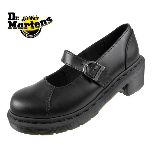 ドクターマーチン Dr.Martens ALDERSTONE MJ 42664001 アルダーストーン 黒 メリージェーン ローヒール バレエシューズ オーリンズレザー ストラップ カジュアル シンプル おしゃれ 大人かわいい レディース 送料無料画像