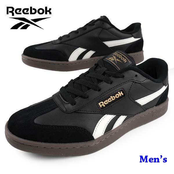 リーボック Reebok FORTE LOUNGER 100263942 フォルテ ラウンジャー 黒 テニスシューズ コートスニーカー カジュアル クラシカル シンプル コートシューズ おしゃれ メンズ 送料無料