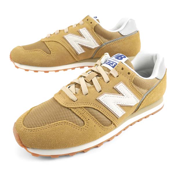 ニュー平衡にする New Balance ML373 SJ2 赤銅色 Dワイズ 駈けっくら ウォーキング 形づくる なめし革スニーカー 小股走り スポーティー 心地よい 今めかしい 分かりやすい メンズ 貨物輸送無料