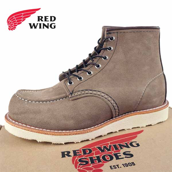 4月新発売〔保革用スエードクリーナープレゼント〕 レッドウィング RED WING Classic Moc 6-inch Moc-Toe 8838 サンドストーン スエード クラシックモック 6インチ アイリッシュセッター モックトゥ カジュアル メンズ 送料無料