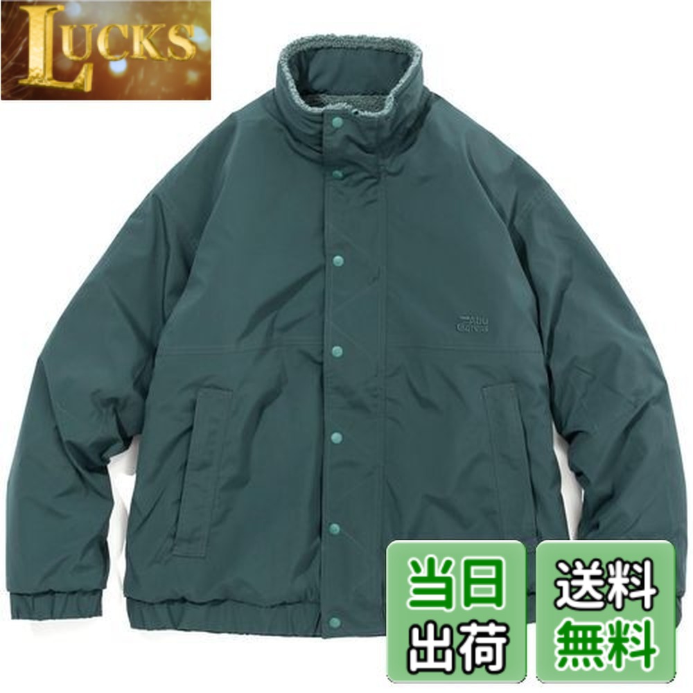 【貨物輸送無料】AbuGarcia (アブガルシア) リバーシブルブルゾン 緑であること L大いさ