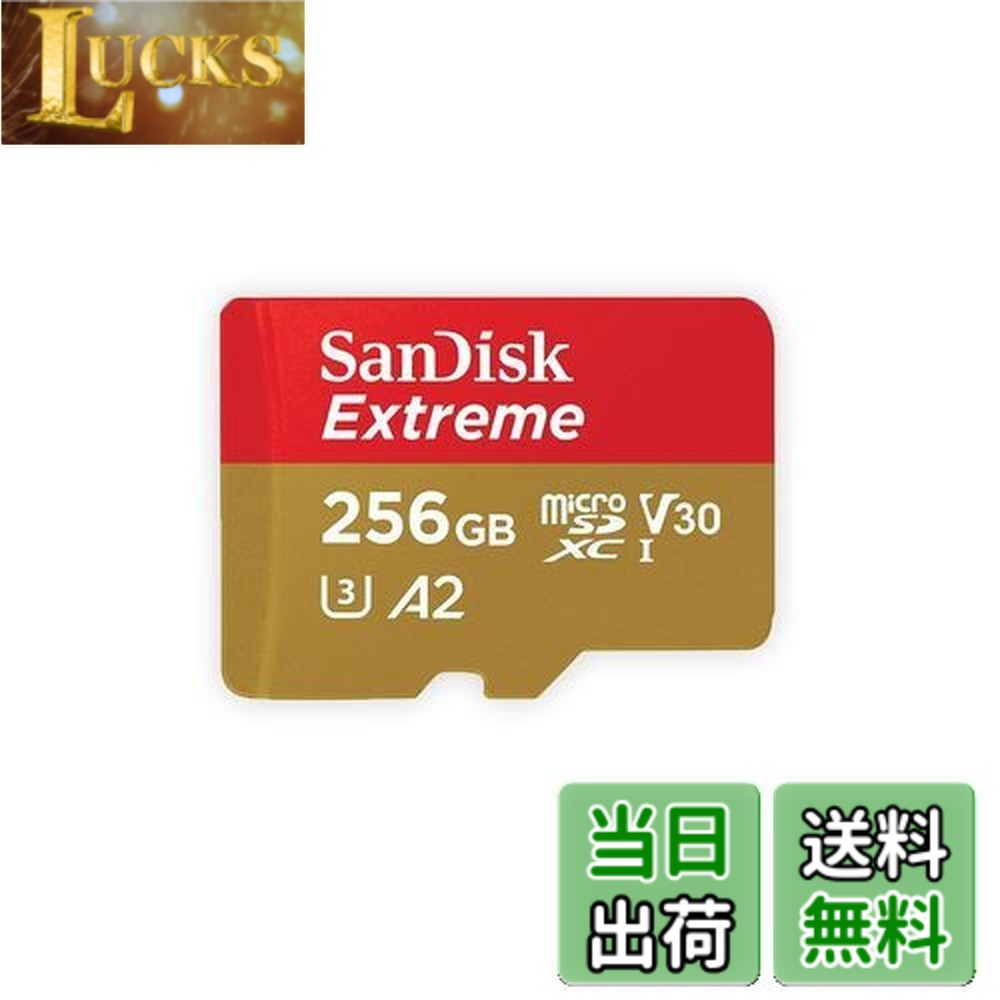 【貨物輸送無料】SanDisk 256GB microSD歌留多 SDXC UHS-1 U3 V30 4K Ultra 固定ディスク相応う SDSQXA1-256G-GN6MN [並行輸入品]