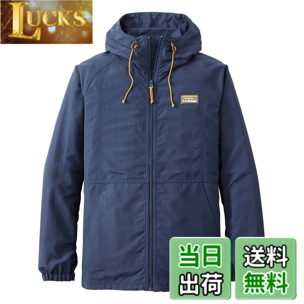 【貨物輸送無料】L.L.Bean(エルエルビーン) メンズ マウンテン・クラシック・フルジップ・ジャケット ジャパン・相応う 色：Nautical Navy、大きさ：M