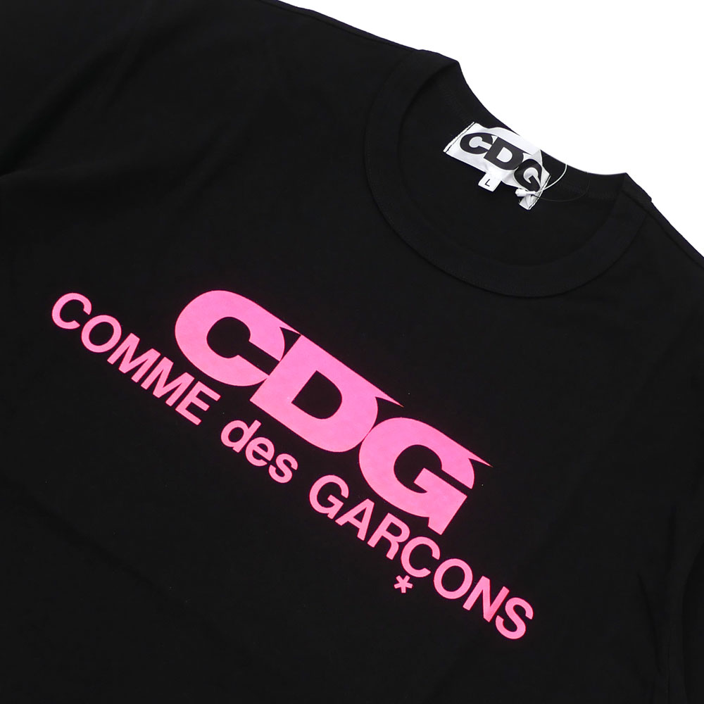 cdg black tee