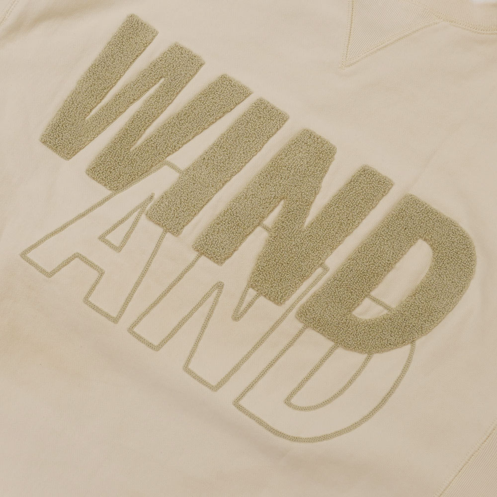 新品 ウィンダンシー WIND AND SEA SEA Damaged Crew Neck ダメージ