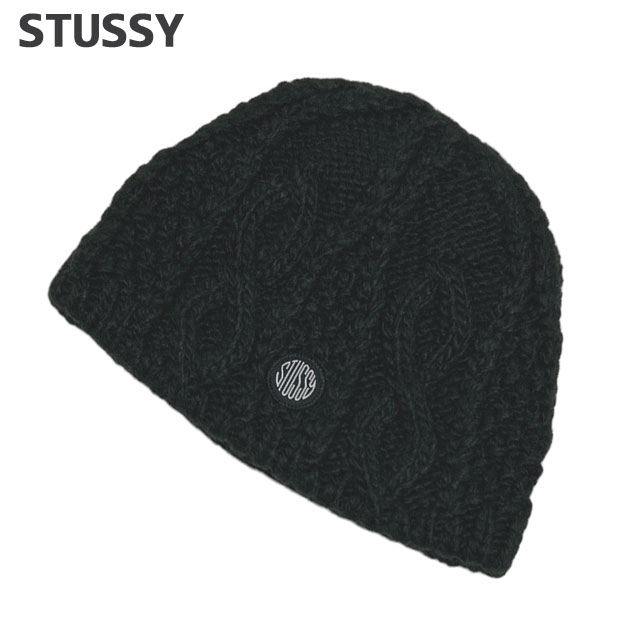 Stussy ヒョウ柄 ビーニー黒 楽天市場】ステューシー STUSSY ニット帽 Big S Jacquard