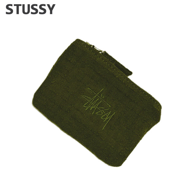 Stussy コットンキャンバス コインパウチ　stussy ポーチ Canvas Coin Pouch – Natural | Accessories | Stüssy Japan