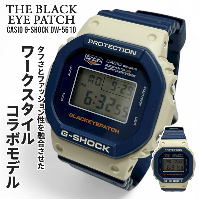 楽天市場】BlackEyePatch x G-SHOCK CASIODW-5610BEP-2JR BLACK