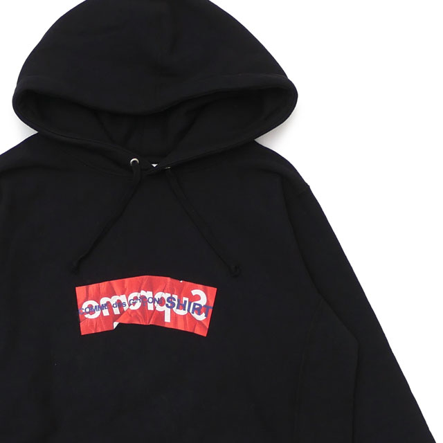 Supreme ミニボックスロゴ フーディー BLACK - 通販 - csa