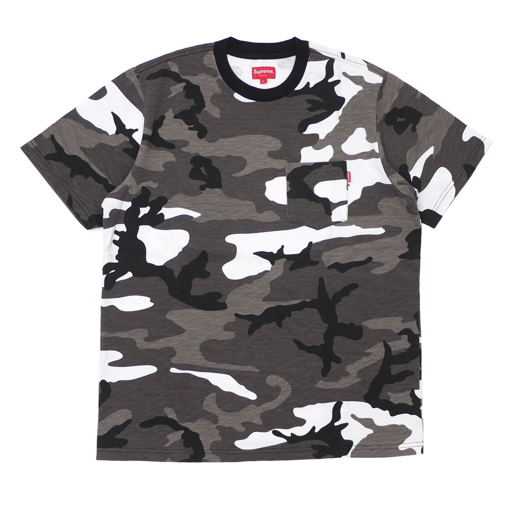 supreme camo pocket tee