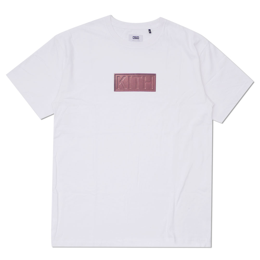 kith ホワイト Tシャツ　美品　今期 Kith ホワイト Tシャツ - メルカリ