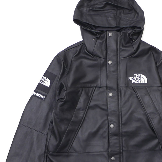 supreme x the north face leather mountain parka