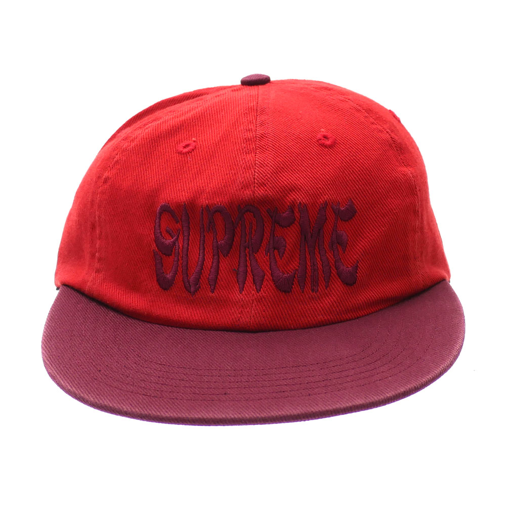 supreme red man hat