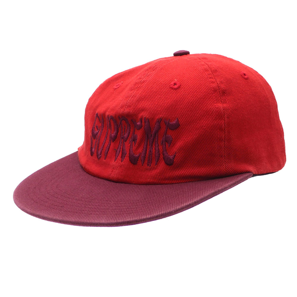 supreme red man hat