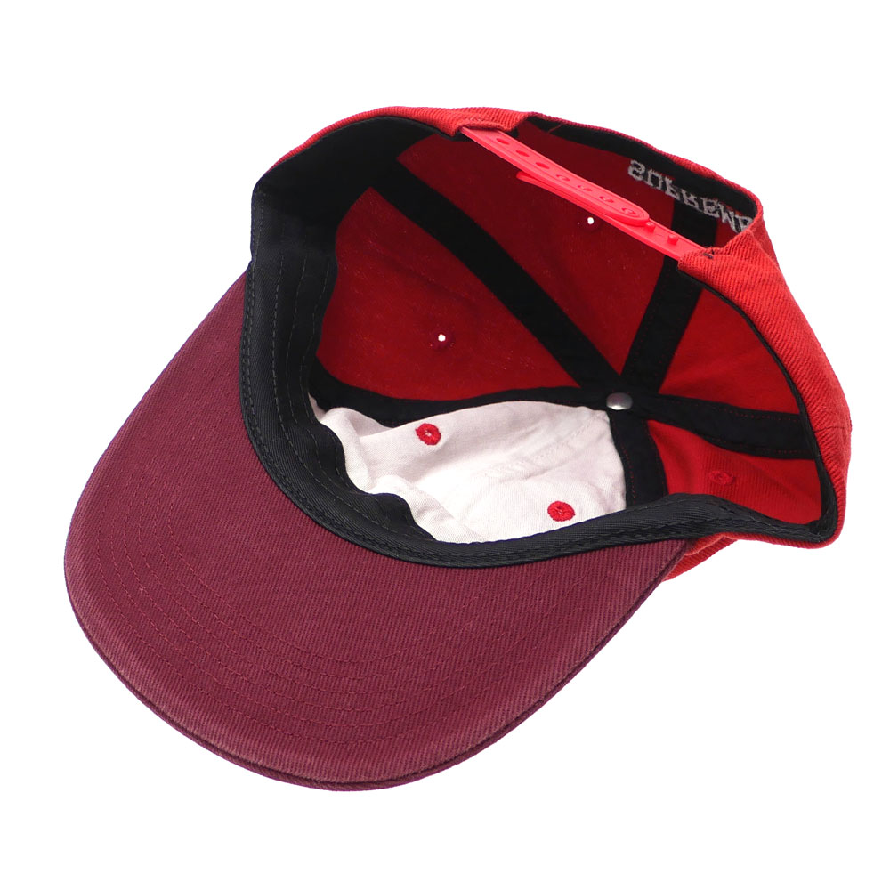 supreme red man hat