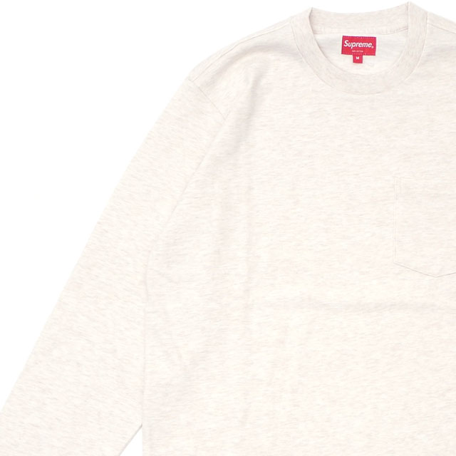 supreme long sleeve pocket tee