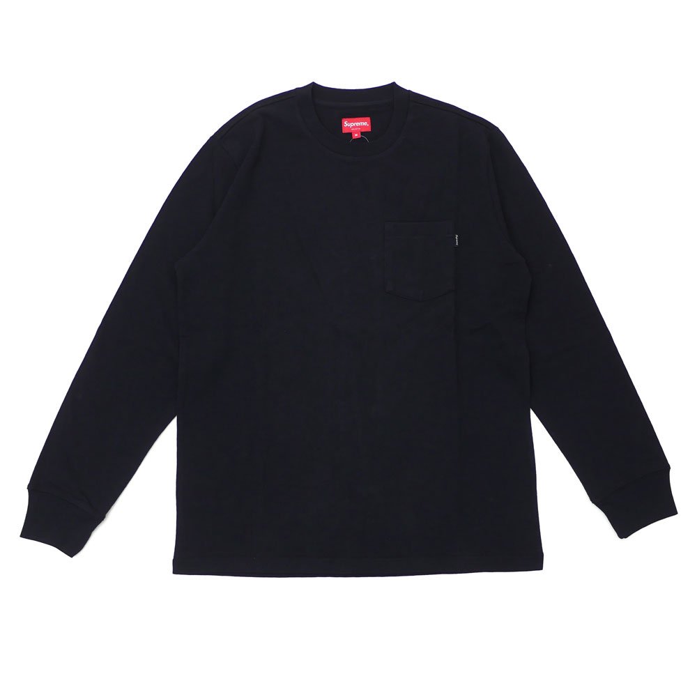 supreme long sleeve pocket tee