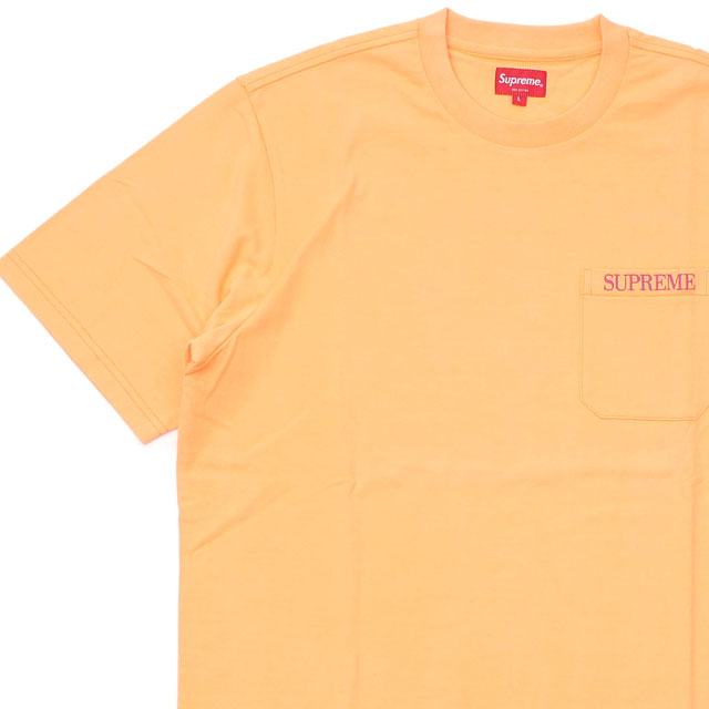 supreme orange tee
