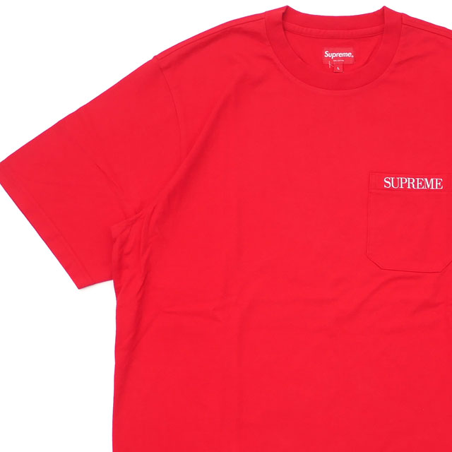 supreme embroidered pocket tee