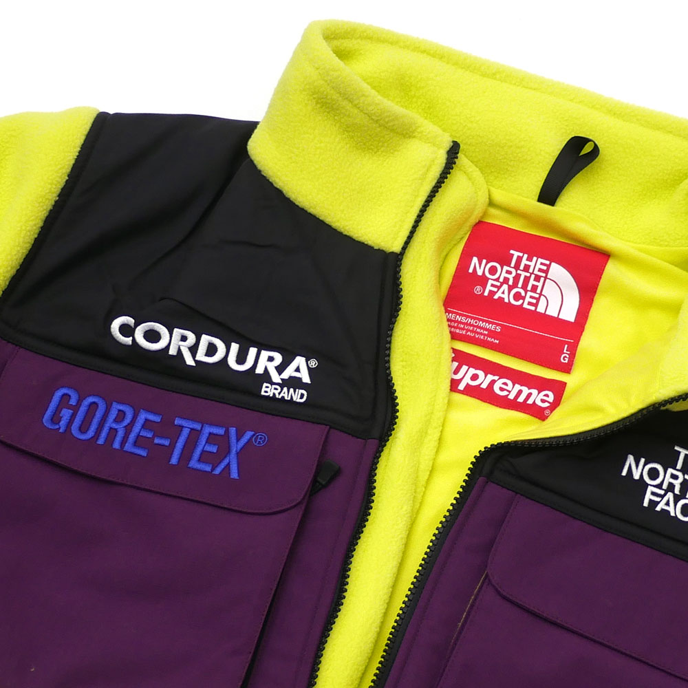 supreme x the north face expedition fleece jacket