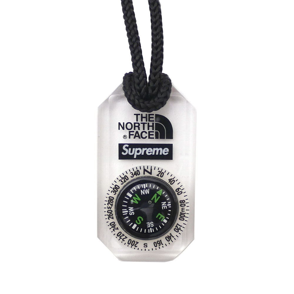 supreme north face compass necklace