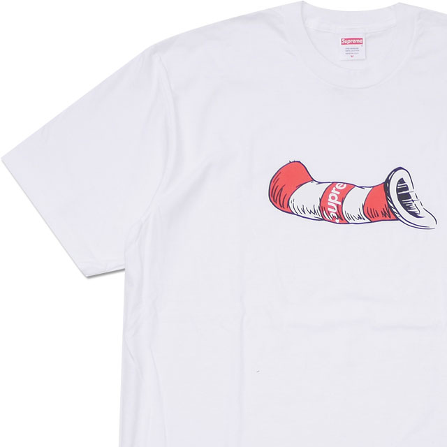 supreme cat in the hat tee red