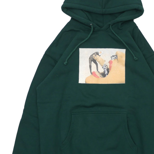 kelly green zip up hoodie