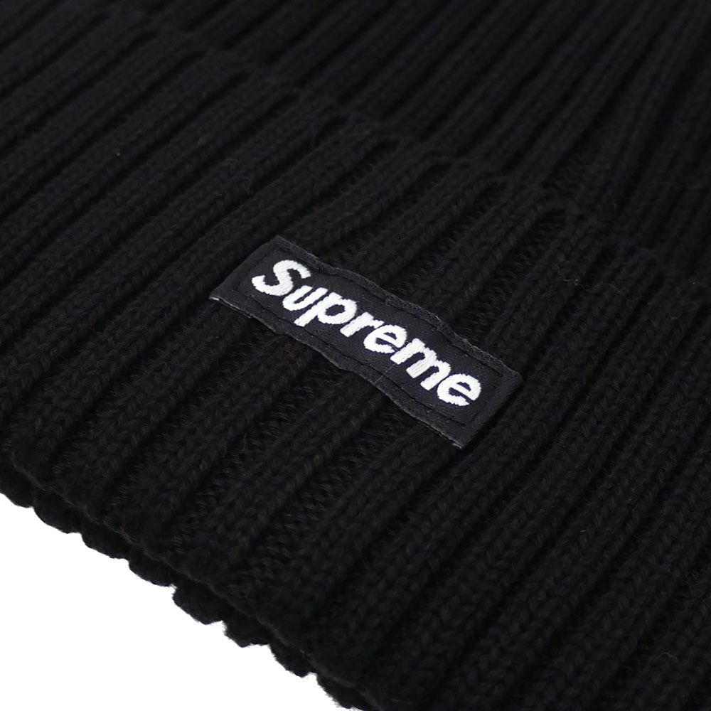 supreme overdyed beanie black