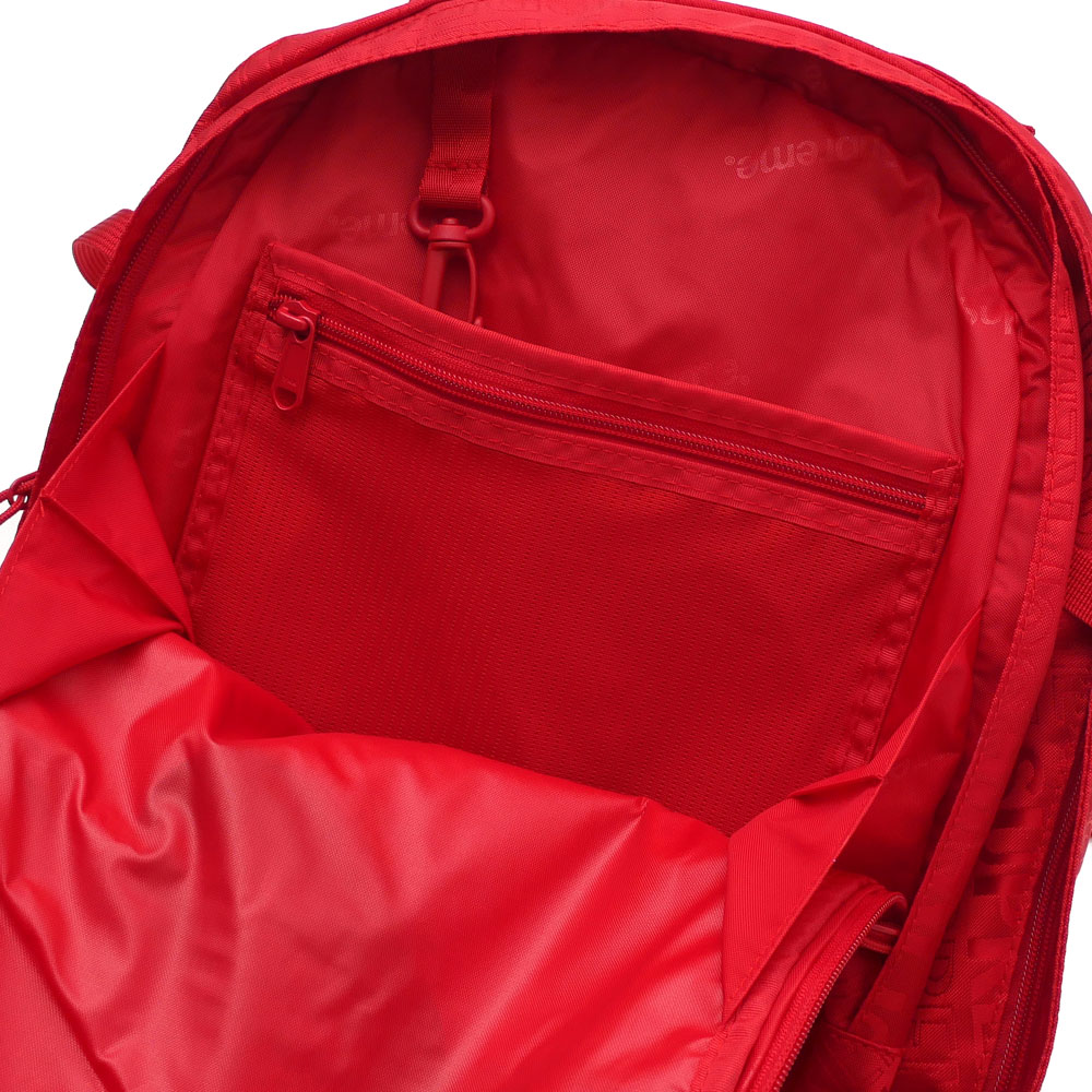 supreme red backpack price