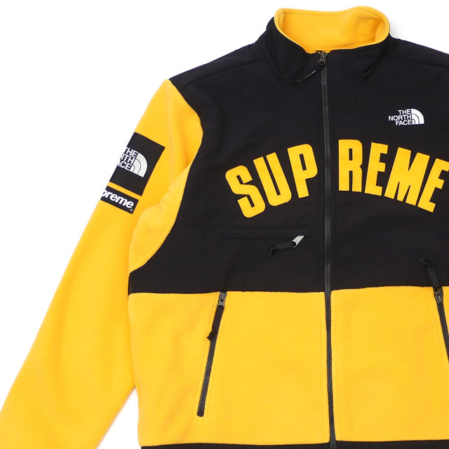 north face x supreme yellow jacket