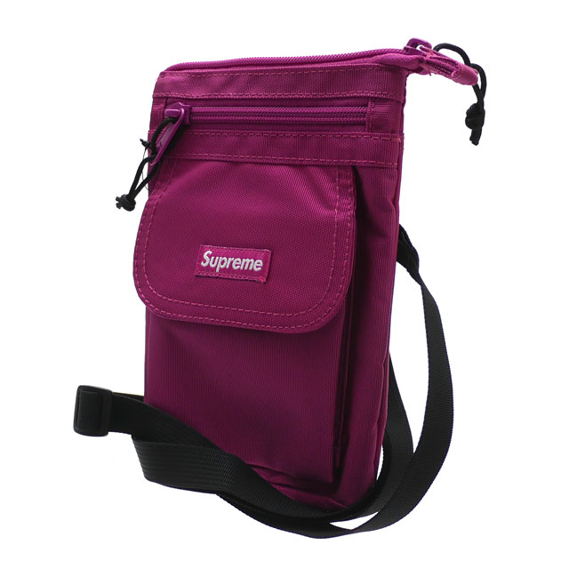 代引き手数料無料 21年3月度 月間優良ショップ受賞 新品 シュプリーム Supreme Shoulder Bag ショルダーバッグ Magenta マゼンタ メンズ レディース 大流行中 Www Butterflyresidence Com