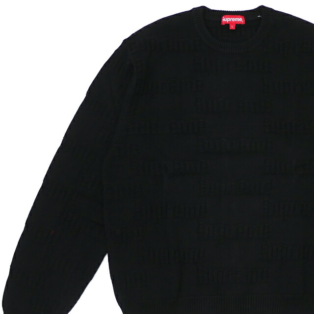 black supreme sweater