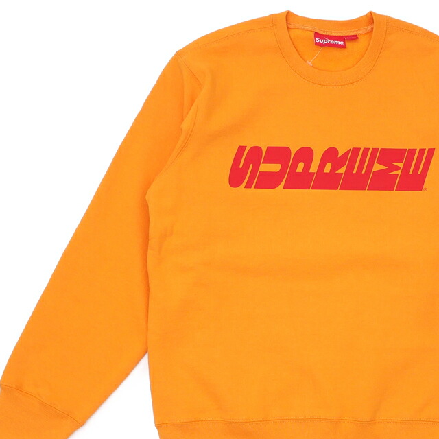 orange supreme crewneck