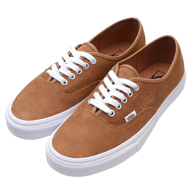 楽天市場 21年3月度 月間優良ショップ受賞 新品 ロンハーマン Ron Herman X バンズ Vans Authentic オーセンティック Os Grain Leather Camel メンズ 新作 Cliff Edge