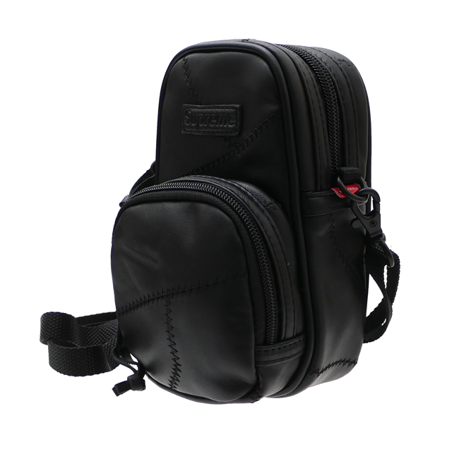 Supreme Patchwork Leather Backpack Blackout | semashow.com