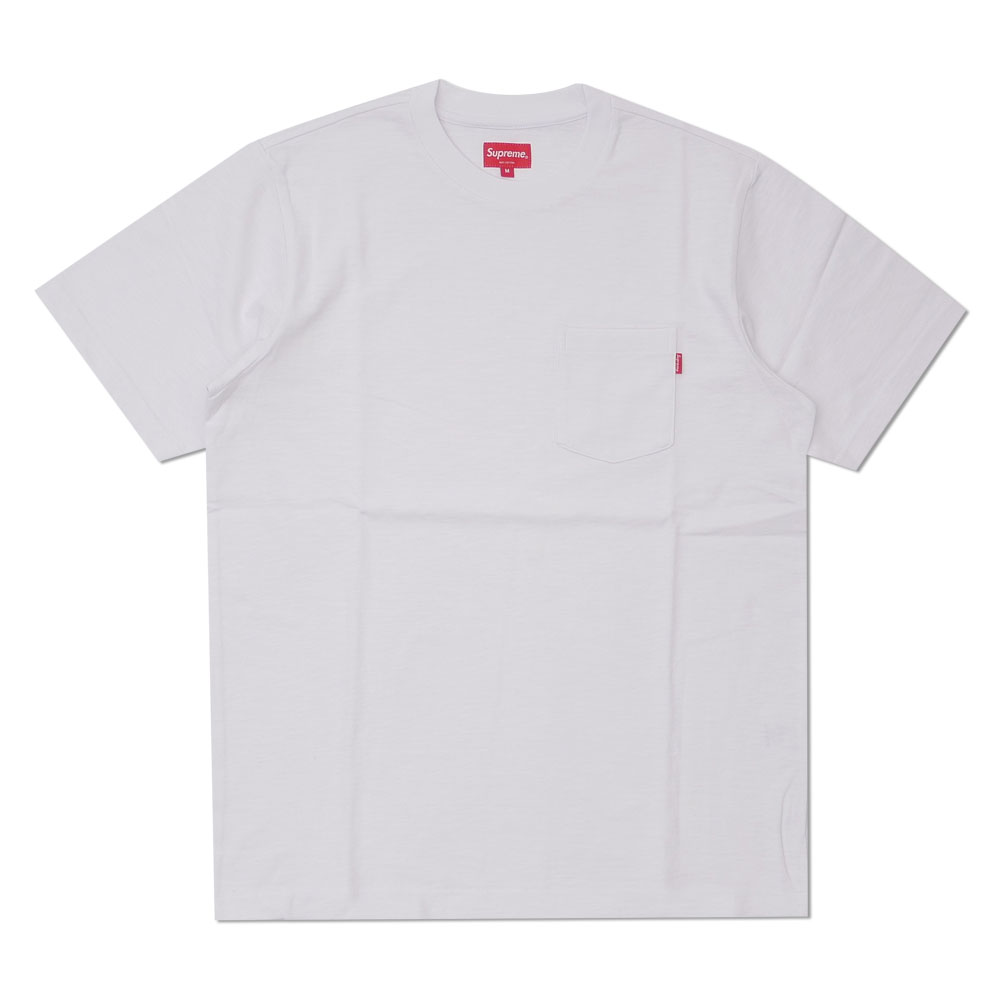 supreme pocket tee white