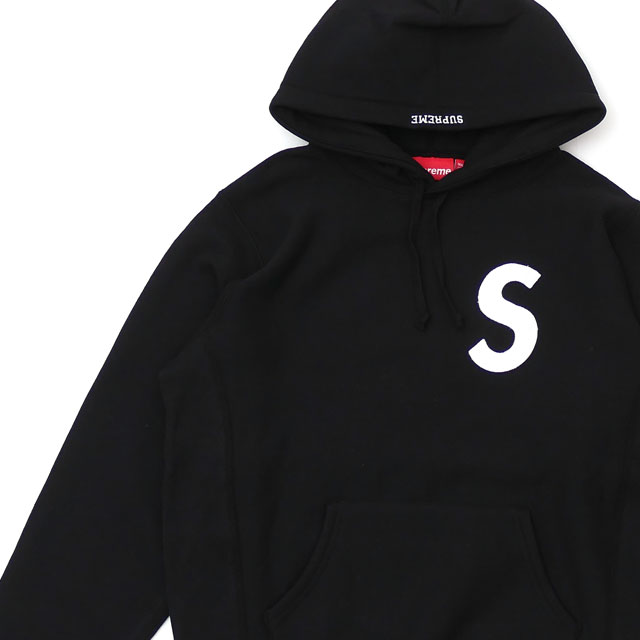 supreme s logo hoodie white