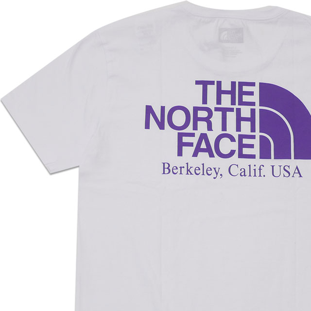 purple north face shirt