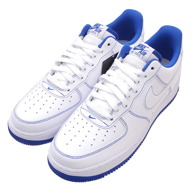 人気絶頂 21年3月度 月間優良ショップ受賞 新品 ナイキ Nike Air Force 1 07 エアフォース1 White White Game Royal Cv1724 101 メンズ レディース 無料長期保証 Lanovafonda Cat