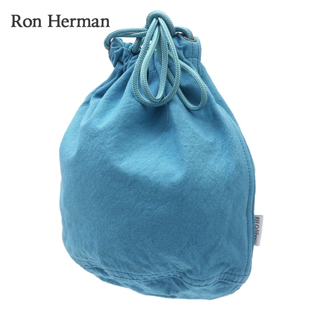 21年3月度 月間優良ショップ受賞 新品 ロンハーマン Ron Herman Drawstring Pouch ドローストリング ポーチ 巾着 Blue ブルー 青 メンズ レディース 新作 39ショップ Andapt Com