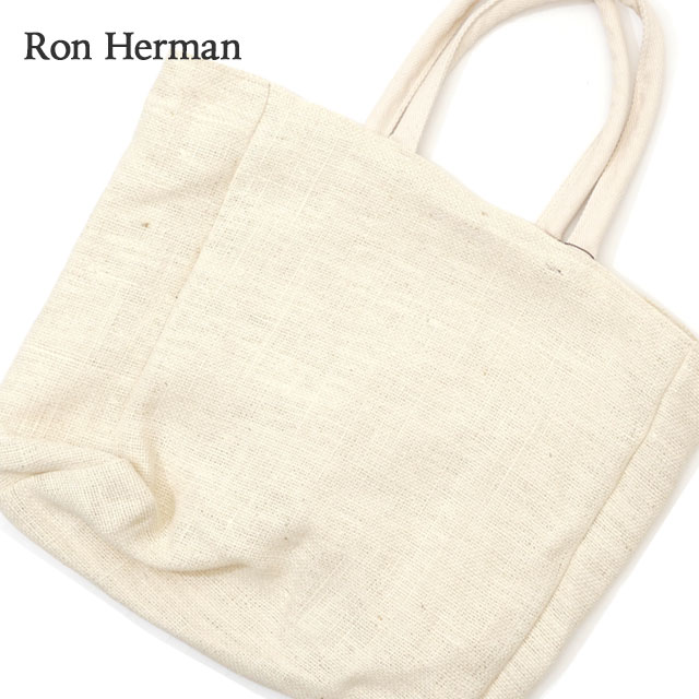 新品 ロンハーマン Ron Herman Jute Market Bag ジュート トートバッグ Off White ホワイト 白 メンズ レディース 新作 39ショップ 正規取扱店